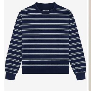 PARKE holiday striped mockneck and boxer pants